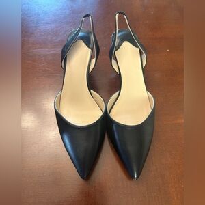 Contigo Black Slingback Heels
